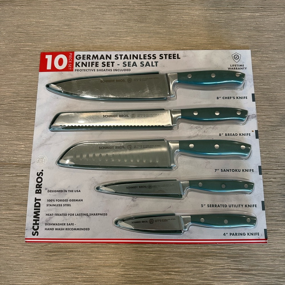 Schmidt Bros 10 piece knife set